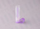 5g Fioletowe plastikowe błyszczące tubki Okrągłe czyste tubki kosmetyczne