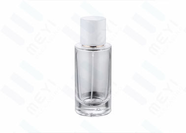 Nie - wyciek 50 ml szklanej butelki perfum z białą magnetyczną nasadką perfum