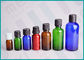 Butelki szklane powlekane kolorami z zakrętką i redukcją kryzy dla olejków eterycznych