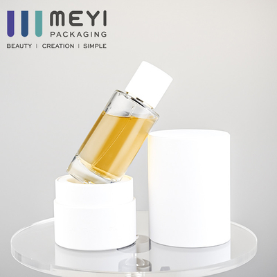 Nie - wyciek 50 ml szklanej butelki perfum z białą magnetyczną nasadką perfum