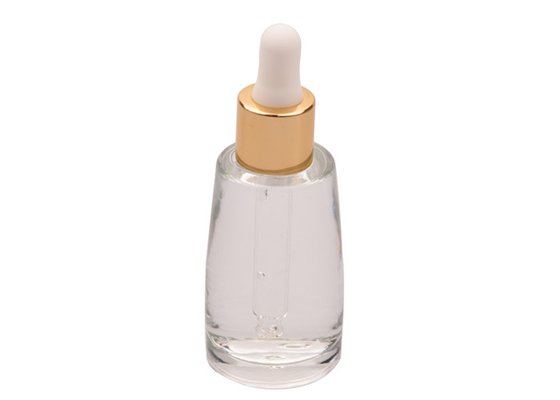 100 ml 18/415 Różowe złoto Butelka z kroplomierzem Odporna na wyciekanie szklana butelka z balsamem